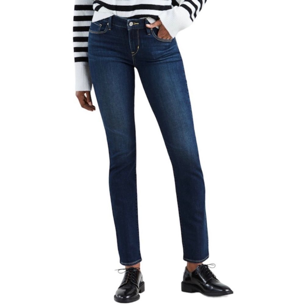 Levi's Classic Mid Rise Skinny Blue Jeans | Size 31